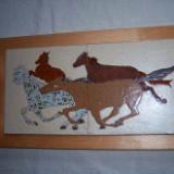 Wild Horses - handmade framed tiles