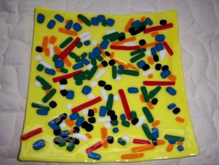Microbiology 101 - fused glass plate